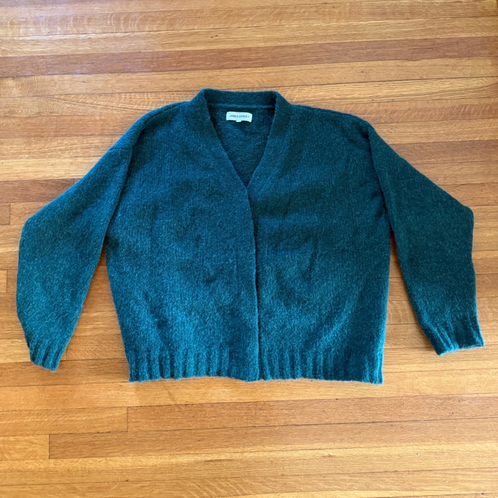James Street Co. Green Cardigan